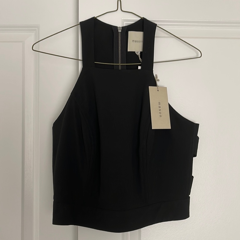 Open Back Crop Top